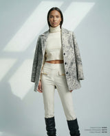 KNITSWEATER 60%VI 28%PL 12%NY