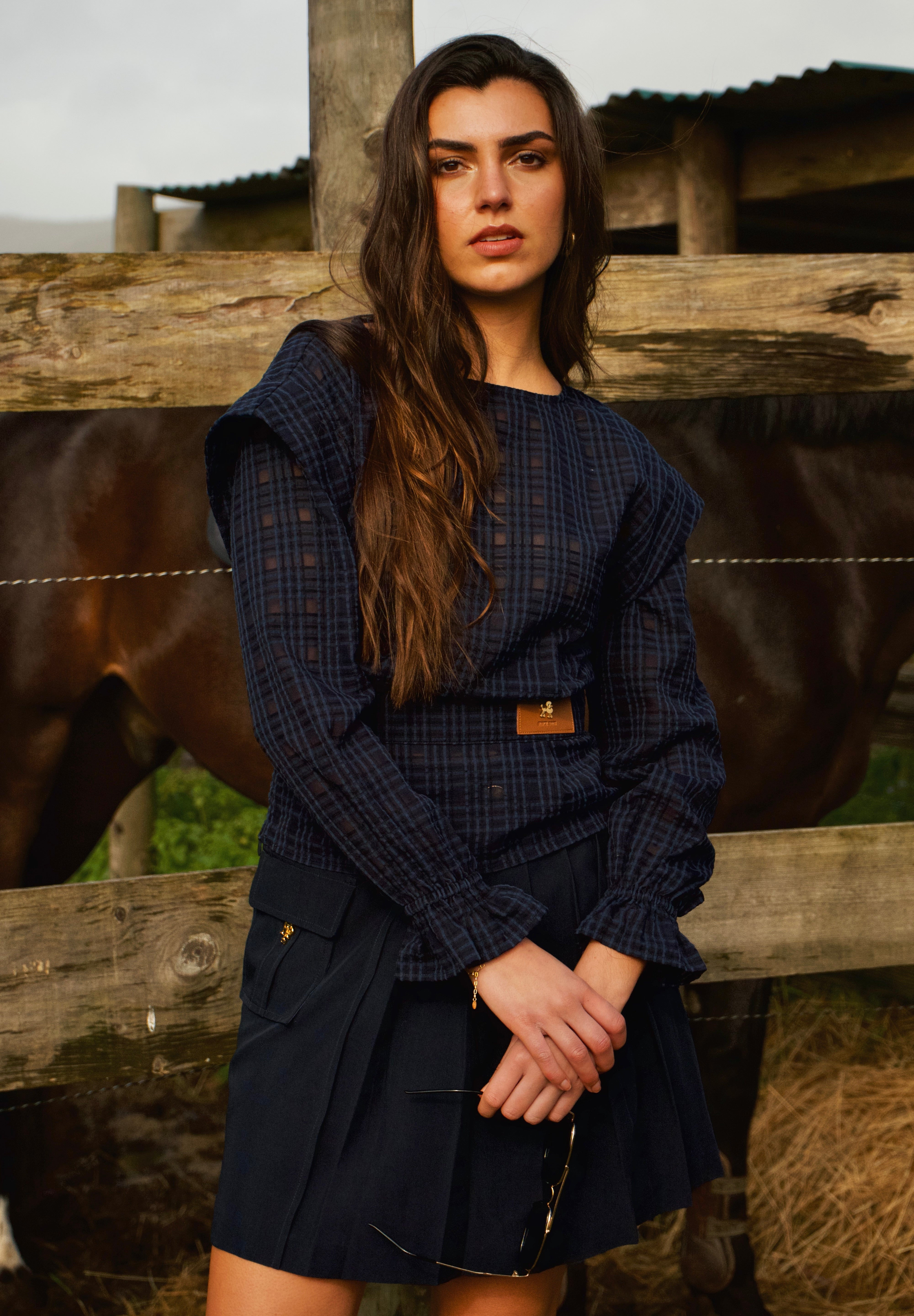 BLUSA PREPPY — 26W66 — fotografia 1