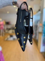 Studded Detail High Heel Shoe