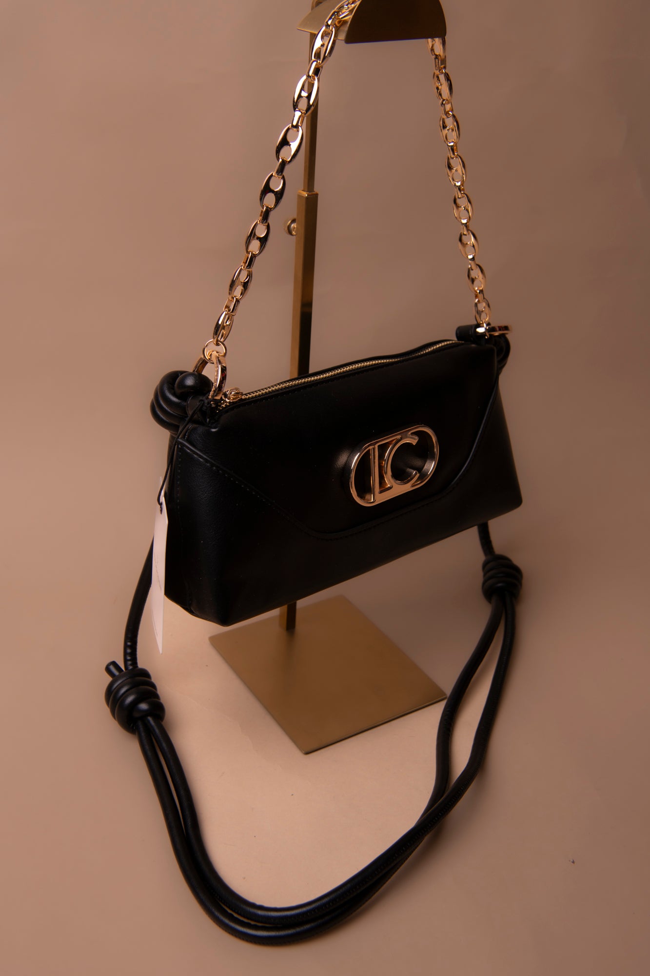 Knotted Handle Crossbody Bag