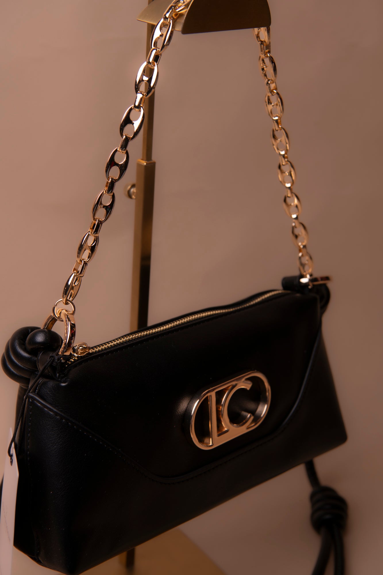 Knotted Handle Crossbody Bag