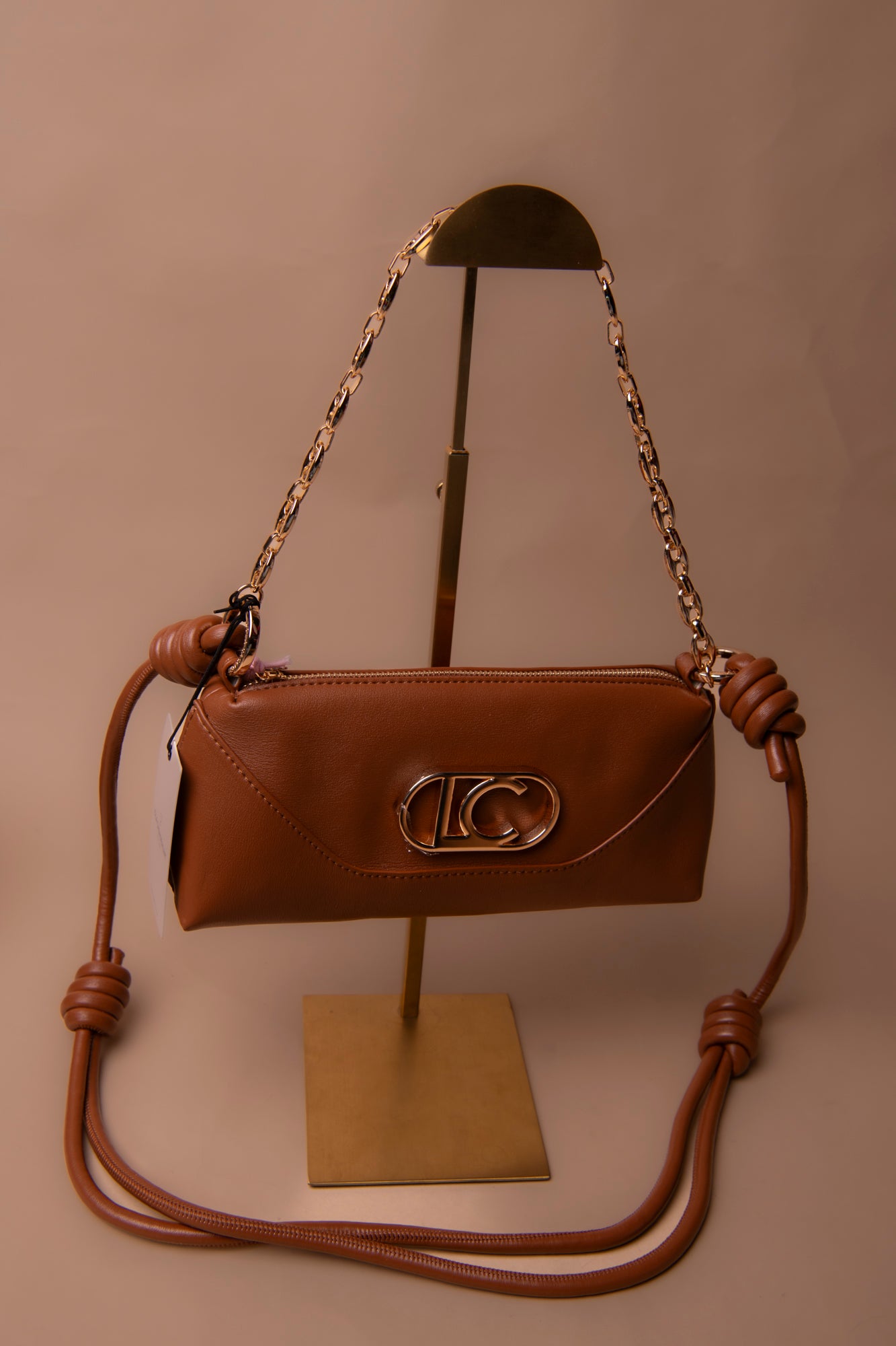 Knotted Handle Crossbody Bag