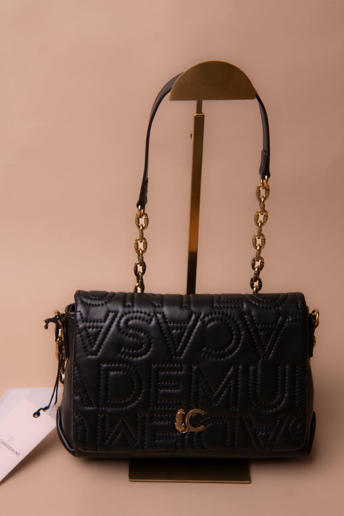 Logo Stitched Crossbody Bag