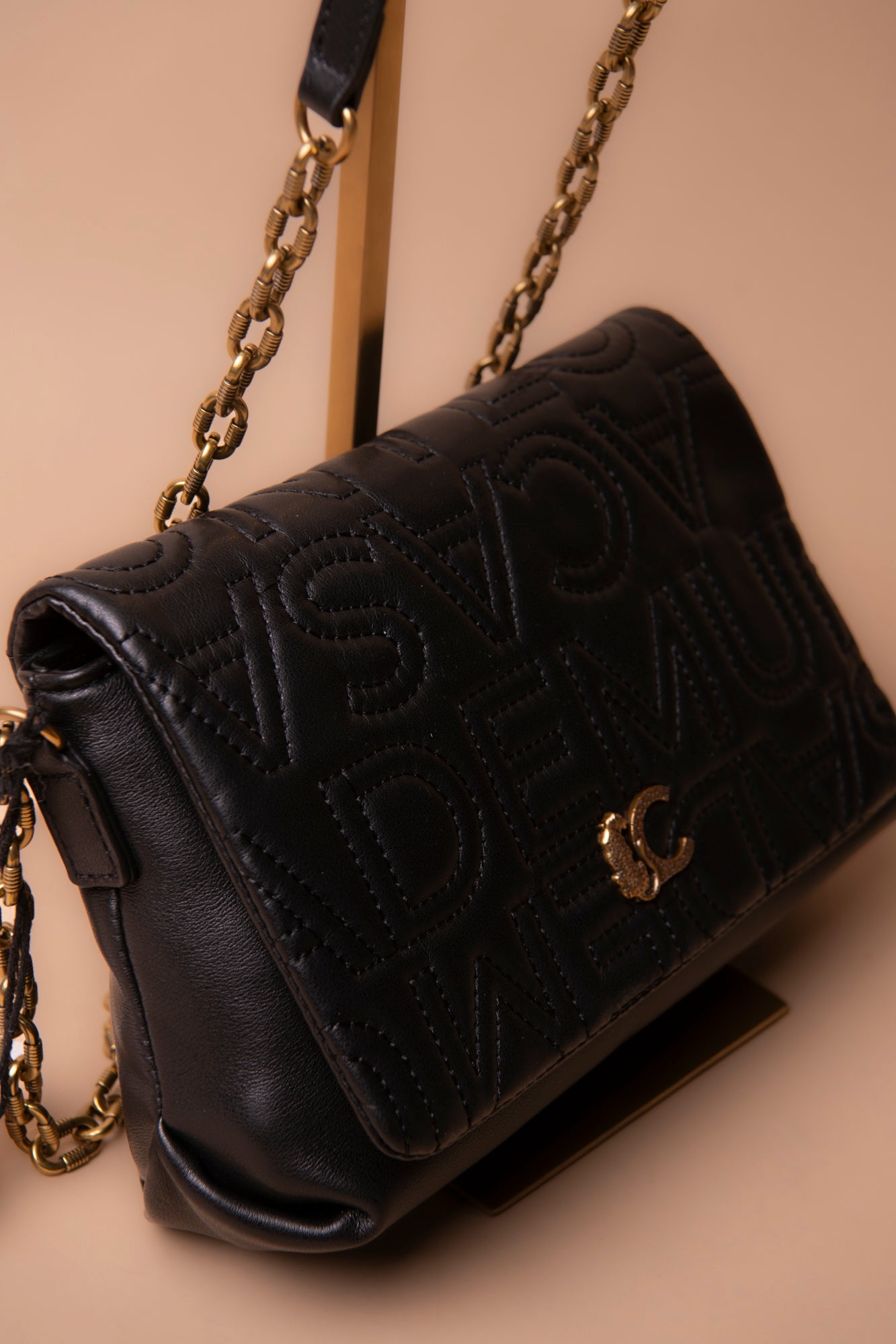 Logo Stitched Crossbody Bag