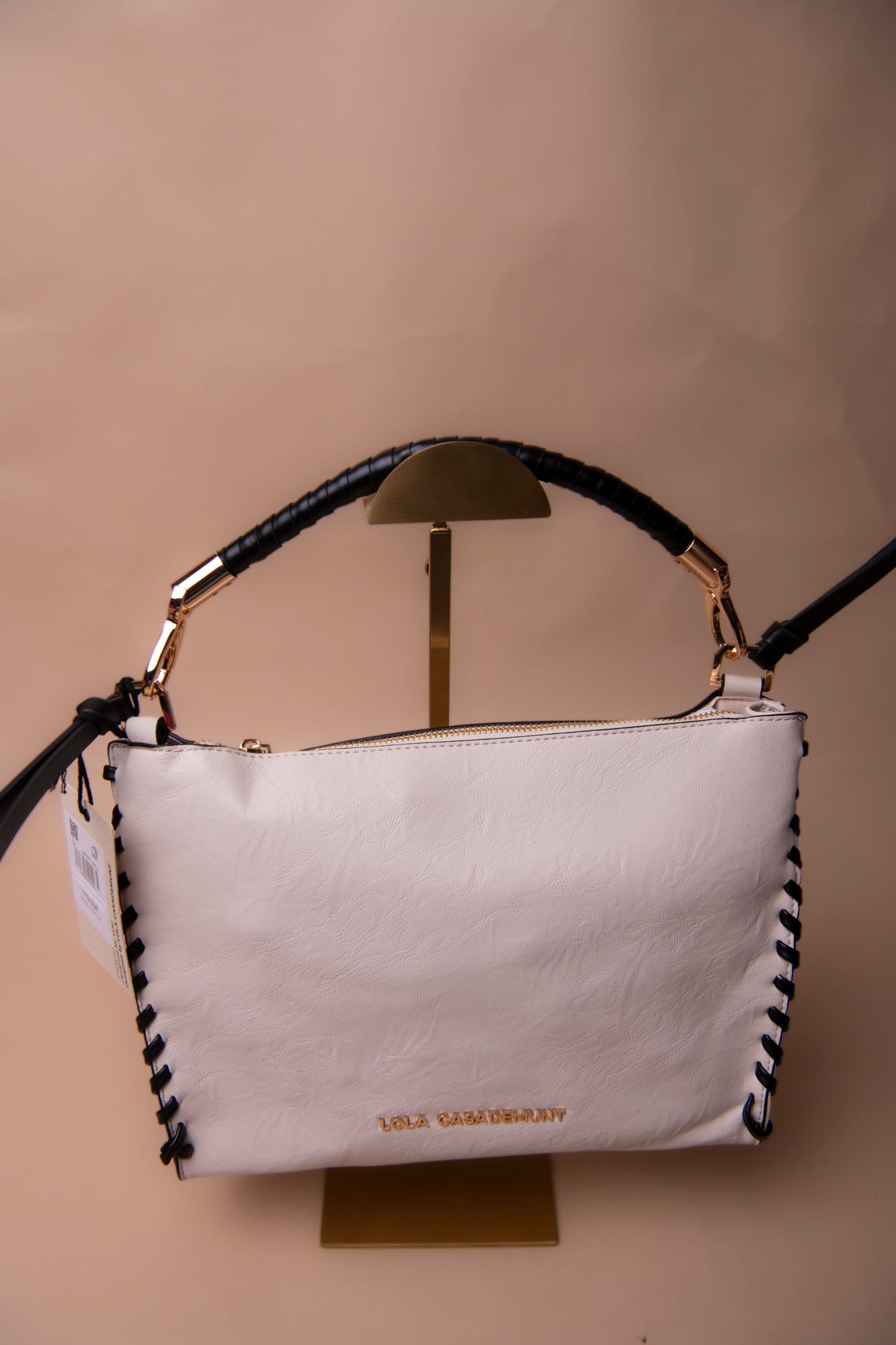 Bag with Contrasting Braided Detail