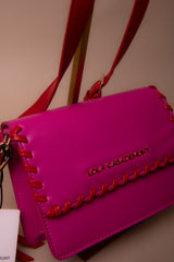 Crossbody Bag with Contrast Braided Detail