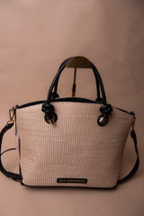 Raffia Effect Tote Bag