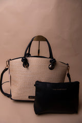 Raffia Effect Tote Bag
