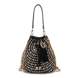 Bolsa La Carrie branco e preto