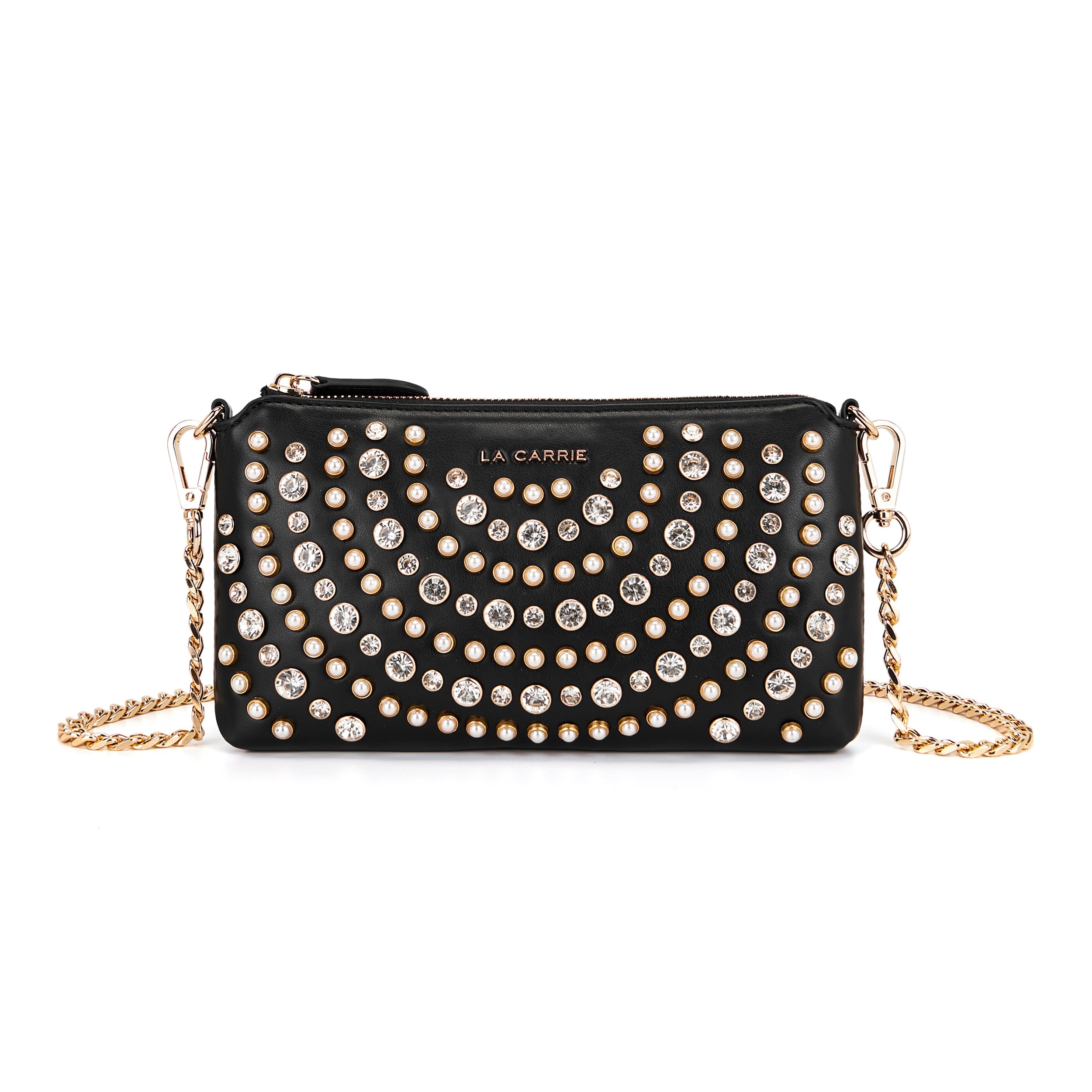 Bolsa La Carrie branco e preto