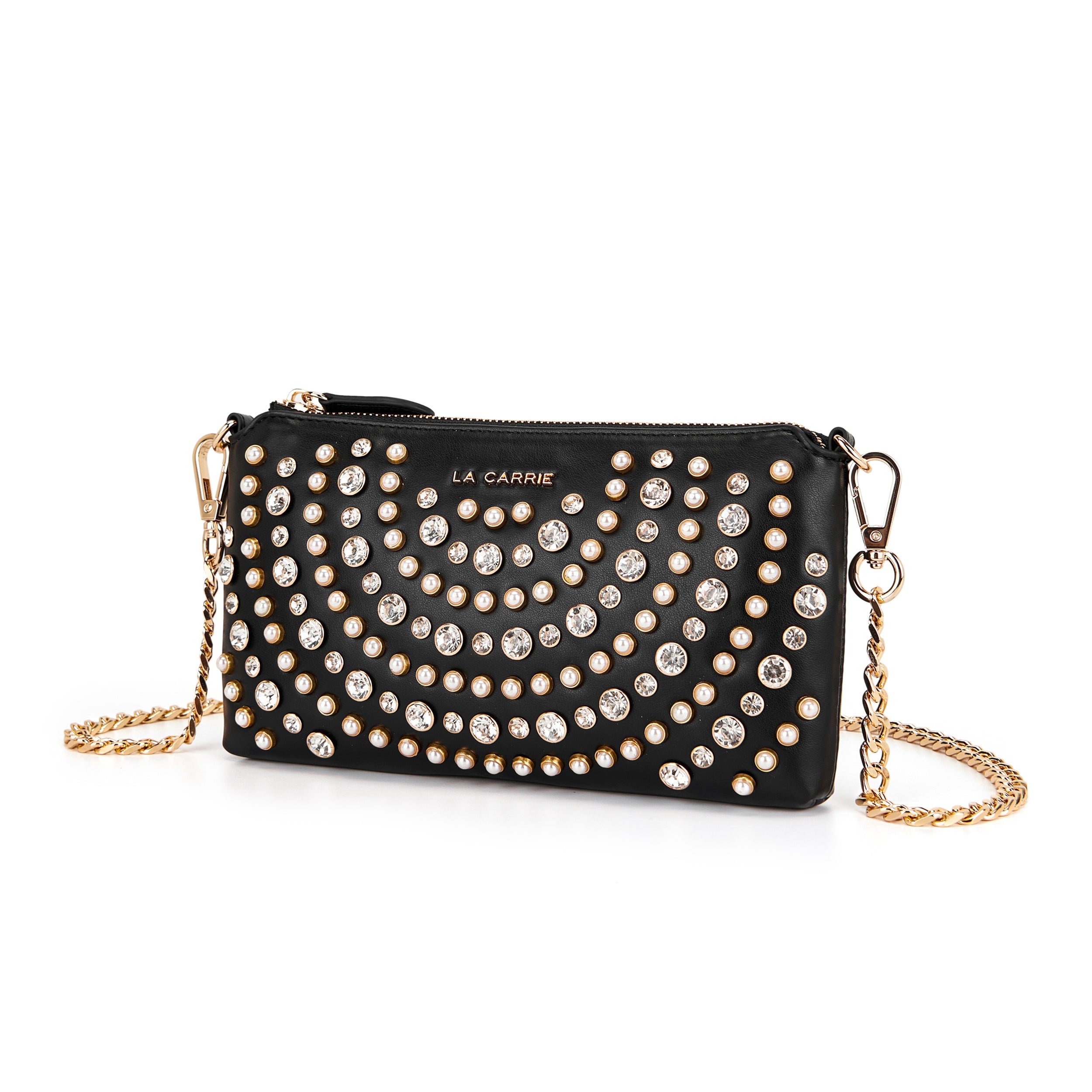 Bolsa La Carrie branco e preto