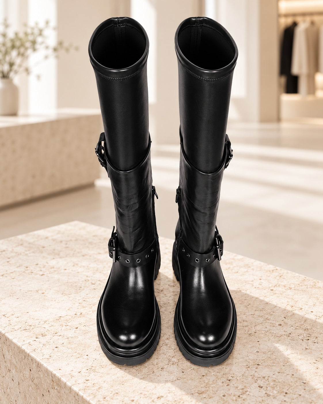 Emanuelle Vee FW26 — EV26I-462M-409-14-CRW — BLACK — vista editorial 2
