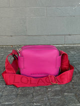 Contrast Strap Nylon Crossbody