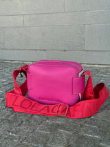 Contrast Strap Nylon Crossbody