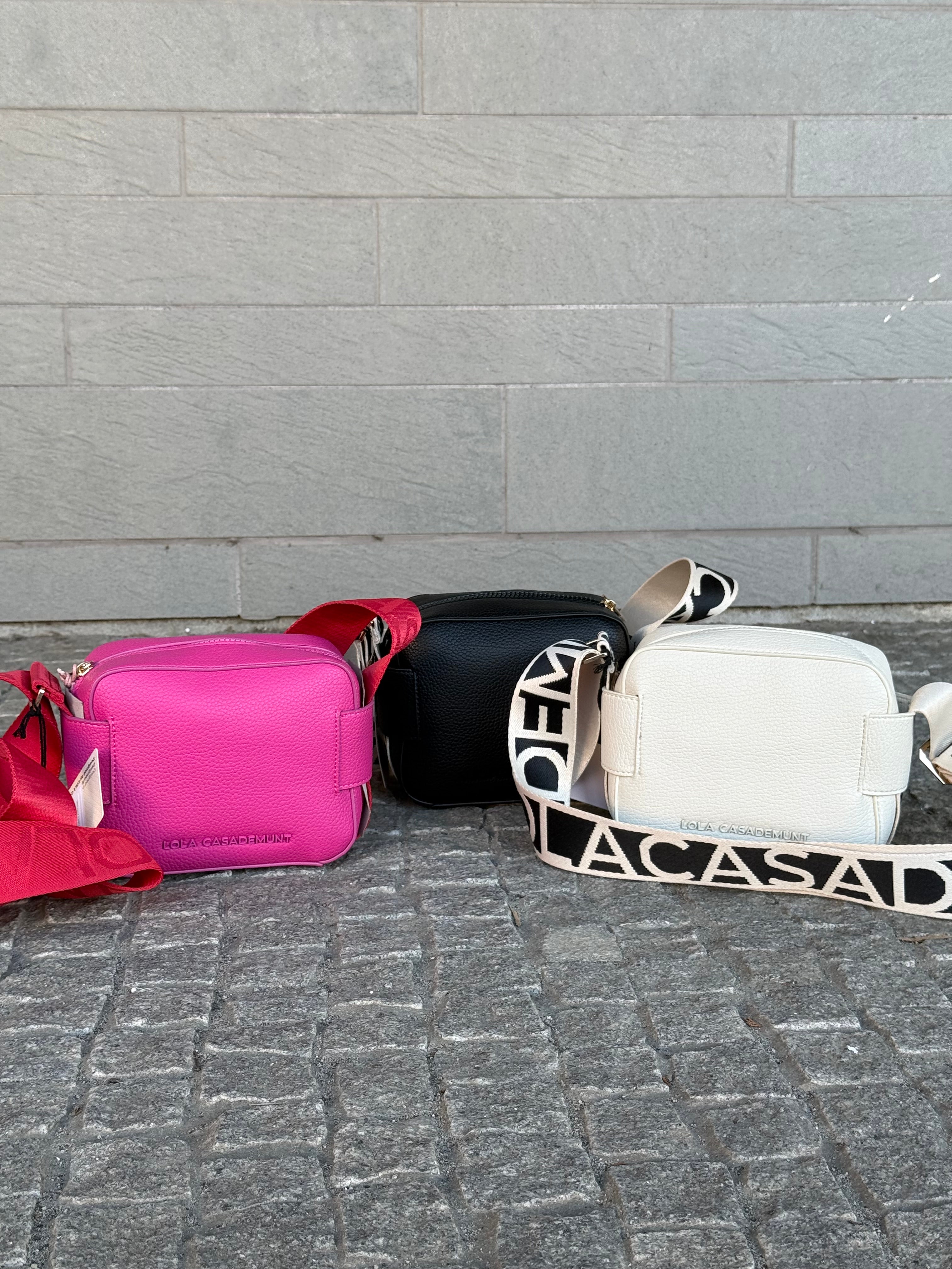 Contrast Strap Nylon Crossbody