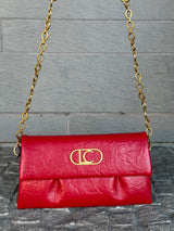 Flap Crossbody with Pleats