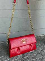 Flap Crossbody with Pleats