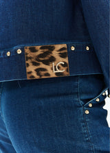 Studded denim jacket