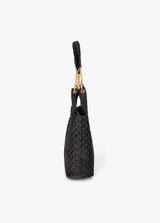 Padded shopper with mini studs