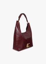 Shopper with braided handle detail