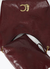 Shopper with braided handle detail