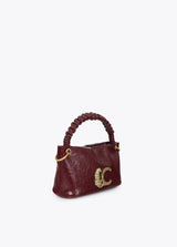 Small shoulder strap with braided handle detail