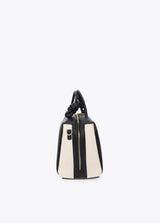 Two-tone leather-effect bowling