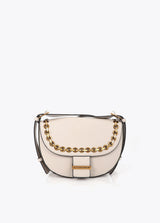 Flap shoulder strap with eyelets