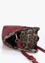 Tricolor shoulder bag
