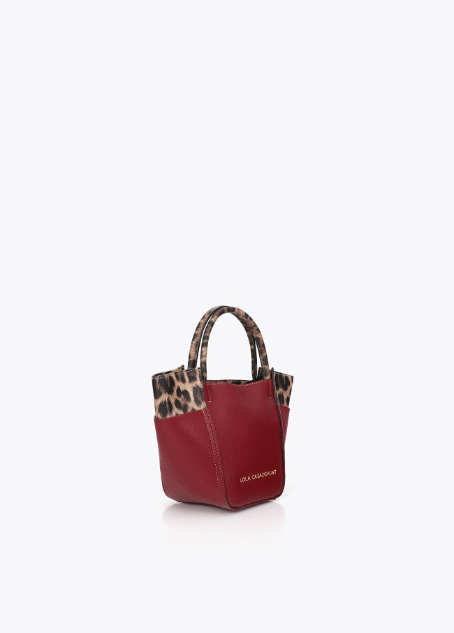 Tricolor shoulder bag