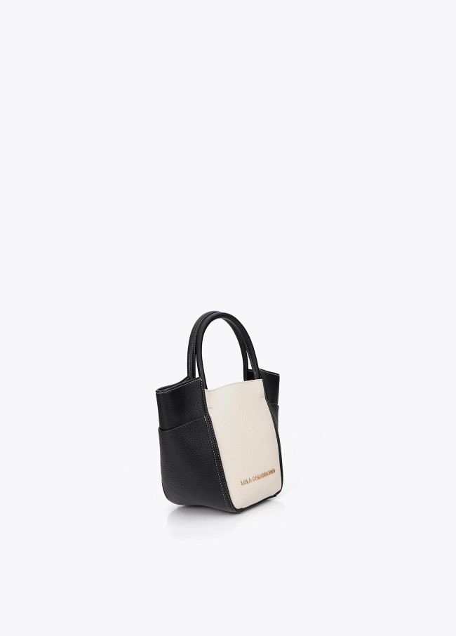 Tricolor shoulder bag