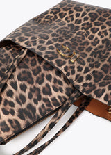 Basic animal print shopper