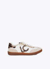 Sneaker with logo stud detail