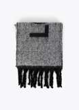 Reversible scarf with logo