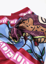 Winged tiger scarf 90x90cm