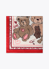 Teddy bears handkerchief 90x90cm