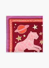 Cosmic tiguers scarf 90x90cm