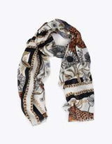 Tiger grid scarf 100x200cm