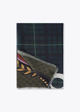 Checks and patches wrap 100x200cm