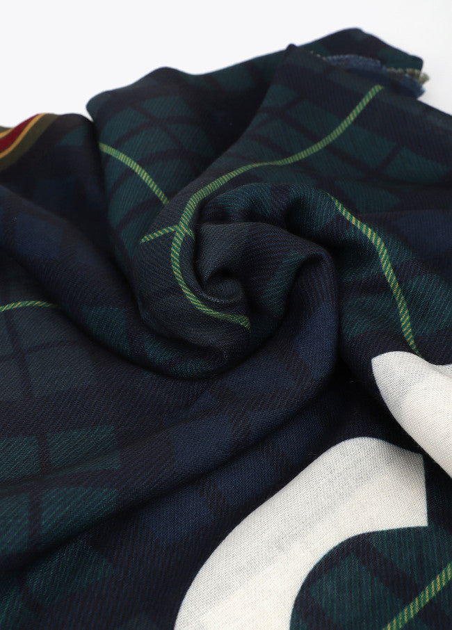 Checks and patches wrap 100x200cm