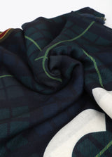 Checks and patches wrap 100x200cm