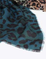 Animal print scarf gradient 100x200cm