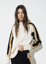 Tricolor sweater