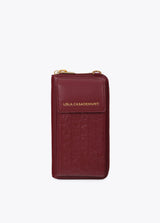 Stitching logo mobile phone case