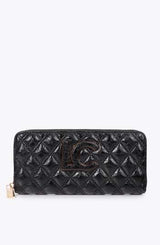 Padded phone case with double stitching and tubular handle
