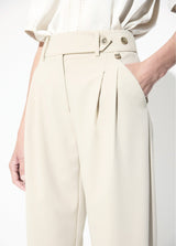 Double pleated ball pants