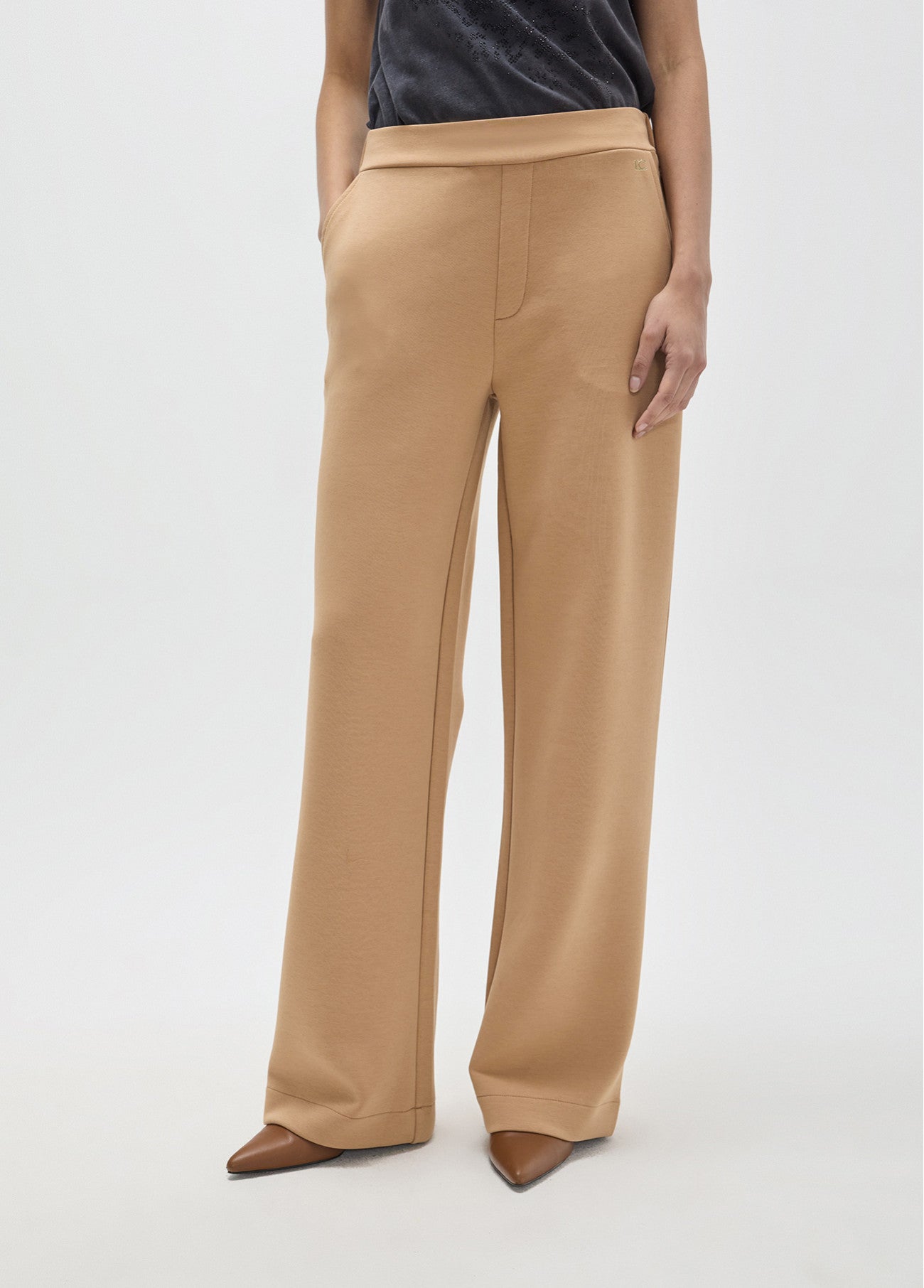 Flared jogger pants