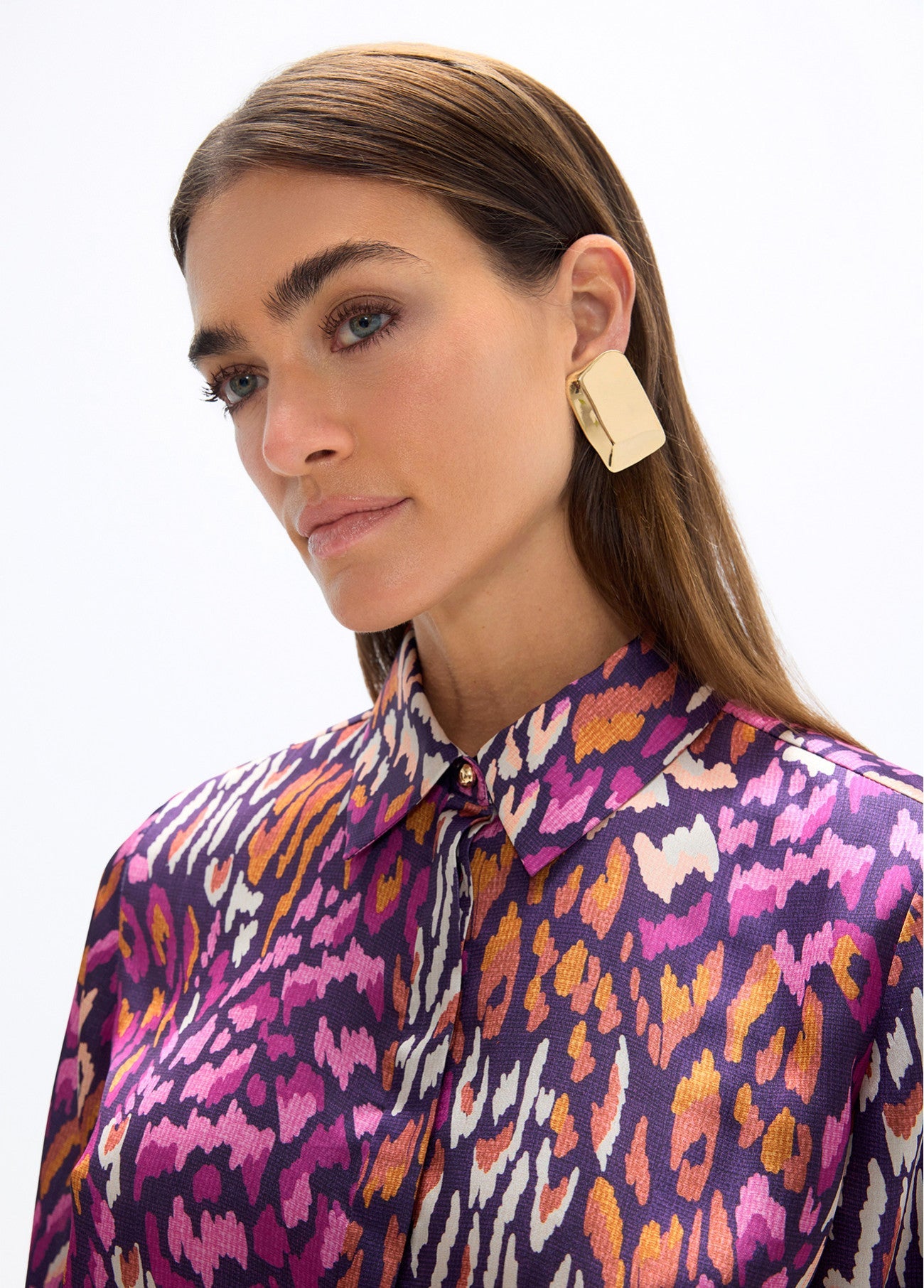 Purple animal stain shirt