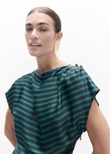 Long dress s/m two-tone stripes