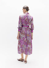 Purple animal stain dress
